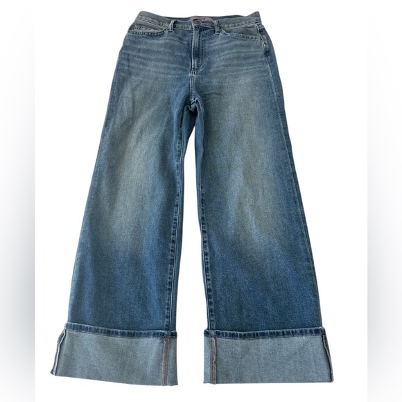 Joe’s Jeans Cuffed High Waist Wide Leg Jeans - Picture 5 of 14